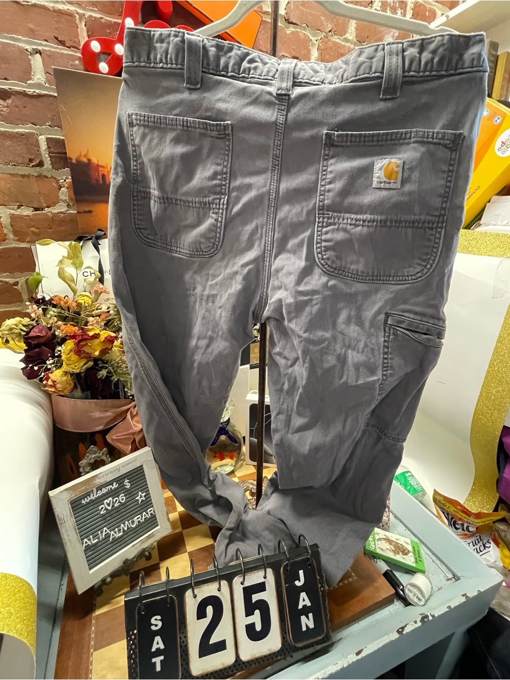 Carhartt Men's Grey Trousers